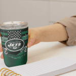 Authentic New York Jets Football PNG Tumbler Wrap | Custom NFL Merchandise