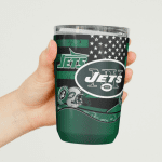 Authentic New York Jets Football PNG Tumbler Wrap | Custom NFL Merchandise