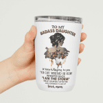 Empower Your Space with 'To My Badass Daughter, I Am The Storm' PNG for Sublimation - Exclusive Designs