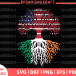 Explore Your Heritage with American Branches Irish Roots SVG Files for Cricut