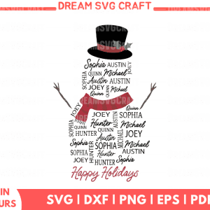 Joyful Holidays SVG Collection for Cricut | Festive Snowmen Kids Designs