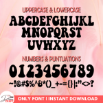 Get the retro ‘Keep On Truckin’ groovy font for only $3.99 at DreamSVGCraft. Perfect for adding a vintage touch to your designs.
