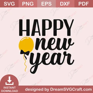 Happy New Year SVG