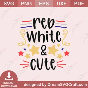 Red White And Cute SVG