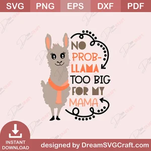No Drama Llama SVG