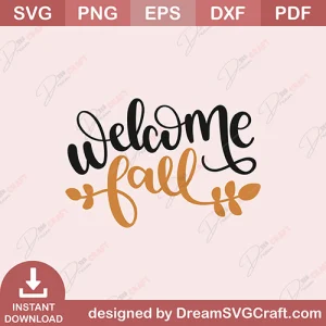 Welcome Fall SVG