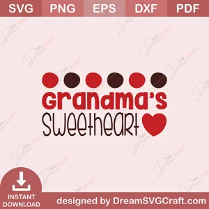 Grandmas Sweetheart SVG