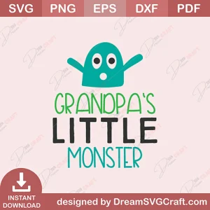 Grandpas Little Monster SVG