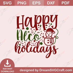 Happy Alco Holidays SVG