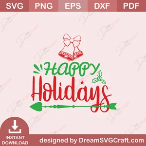 Happy Holiday SVG