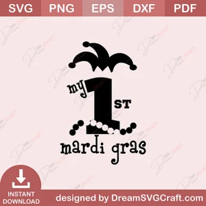 My 1st Mardi Grass SVG