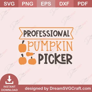 Professional Pumpkin Picker SVG