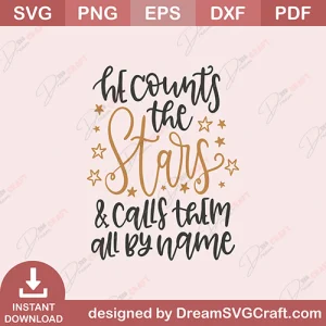 We Counts The Stars And Calls SVG
