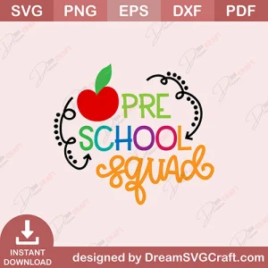 Pre School Squad SVG