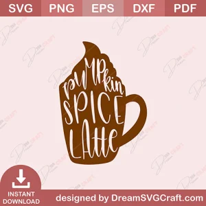 Pumpkin Spice Latte SVG