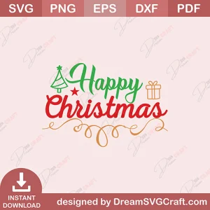 Happy Christmas SVG