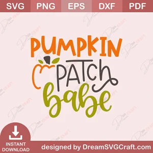 Pumpkin Patch Babe SVG