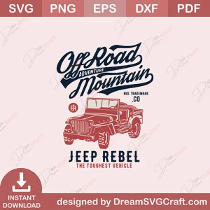 Off Road Jeep SVG