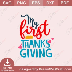My First Thanks Giving SVG