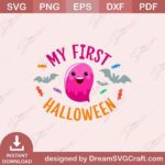 My First Halloween SVG – Cute Design for Cricut | Digital File