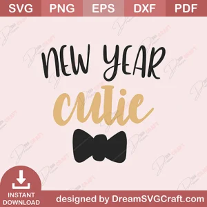 New Year Cutie SVG