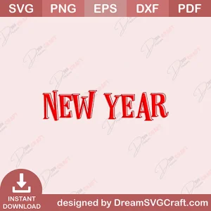 New Year SVG