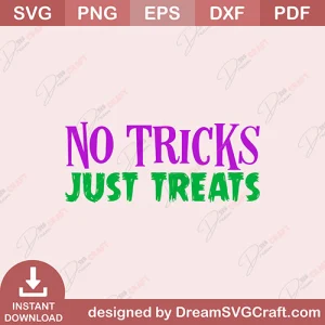 No Tricks Just Treats SVG