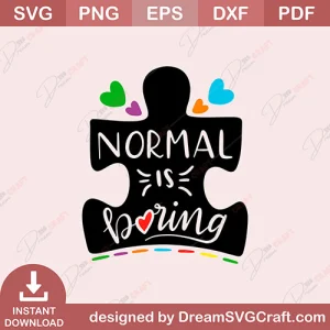 Normal Is Boring SVG