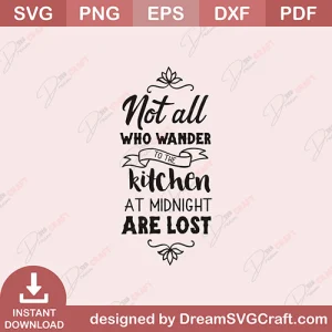 Not All Who Wander SVG
