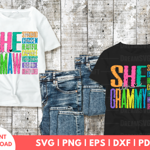 She is Momaw svg, She is Grammy Svg, mama svg, grandma svg