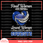 Real Women Love Football Cowboys SVG