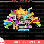 Diverti-Show-Houston PNG Files for Sublimation