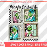 Waiting for Christmas Like SVG Files