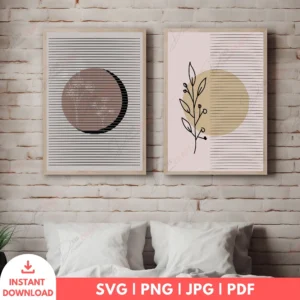 Minimalist Boho Botanical Wall Art Set – Neutral Prints
