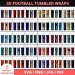 Football All Team PNG Bundle – Game Day Download
