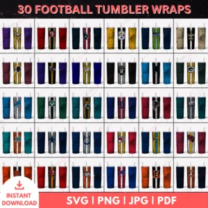 Football All Team PNG Bundle – Game Day Download
