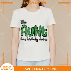 This Aunt loves her lucky charms SVG