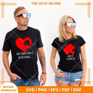 She Stole A Piece Of My Heart And I'M Keeping It SVG