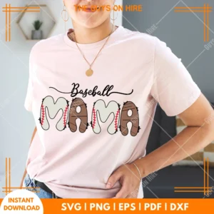 Baseball Mama SVG
