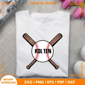 Baseball Koi Ten SVG