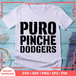 Puro Pinche Dodgers SVG