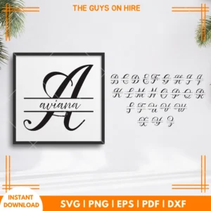 Alphabets A Z SVG