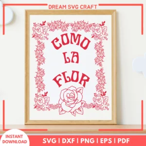 Como La Flor SVG