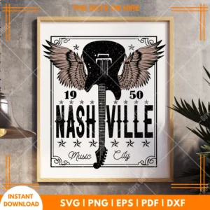 Nashville Music City SVG