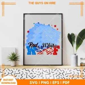 Red White Woof PNG