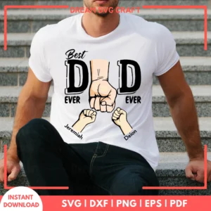 Best Dad Ever SVG