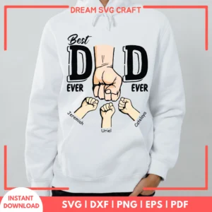 Best Dad Ever SVG