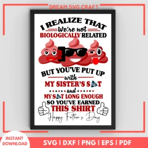 Biologically Related Sisters Shit SVG