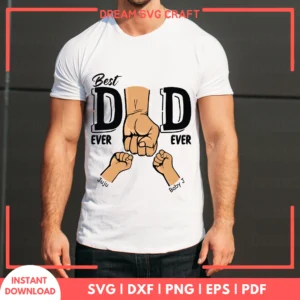 Best Dad Ever SVG