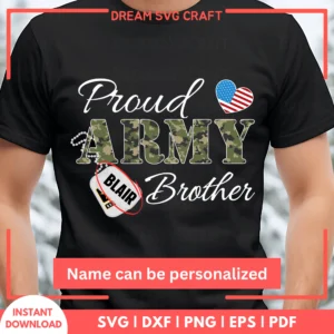 Proud Army Brother SVG